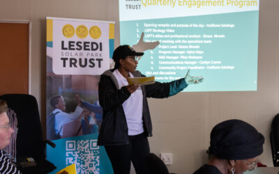 Lesedi Solar Park Trust Strengthens Partnerships Through Quarterly Engagement